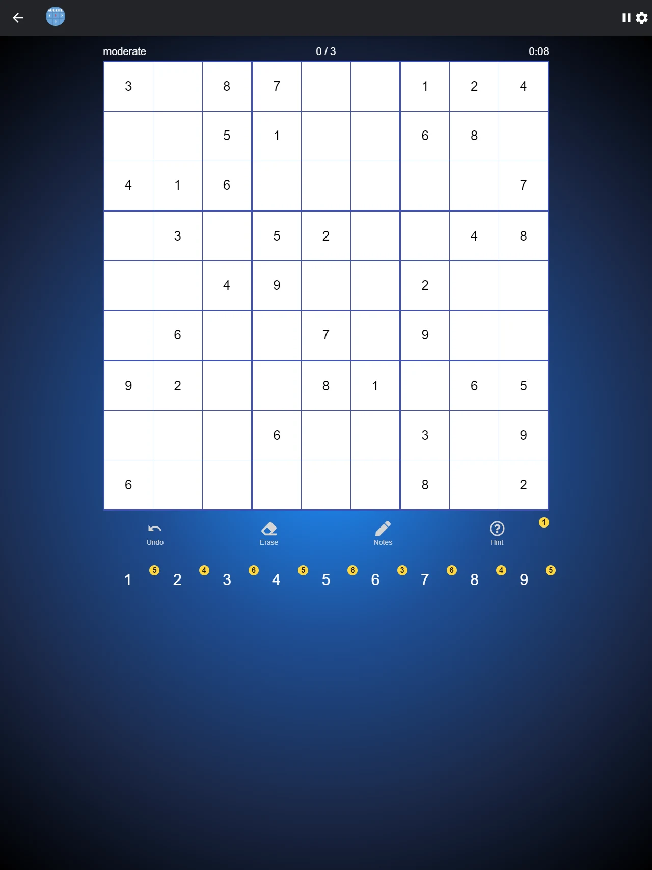 Brain Sudoku Classic screenshot